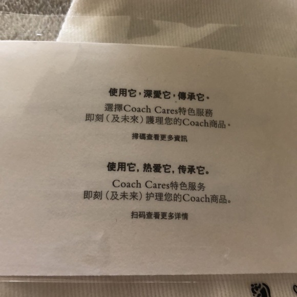 NWT Coach Brand logo C stud earrings -2 pairs pouch authentication card included - Picture 11 of 12